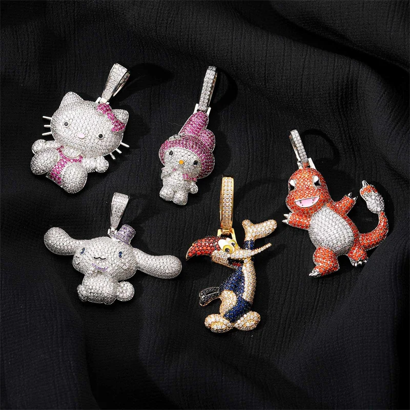 2023 Design Popular Hiphop Jewelry Bing Iced Out CZ Stone Cartoon Animal Pendant Necklace For Women Men
2023 Design Popular Hiphop Jewelry Bing Iced Out CZ Stone Cartoon Animal Pendant Necklace For Women Men