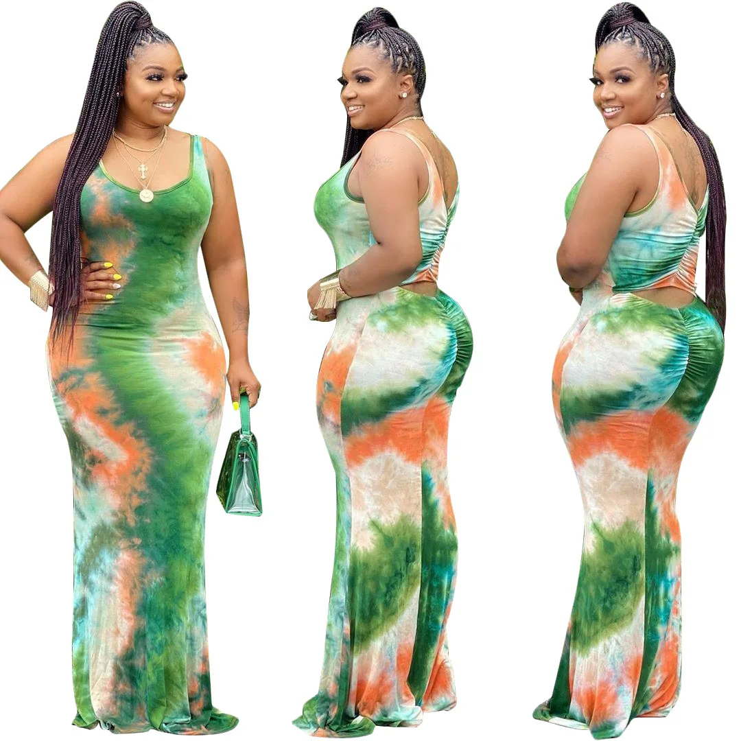 Plus size dresses Tie dye pleated patchwork gradients casual maxi dresses for women womens sexy casual dress, Shown
Plus size dresses Tie dye pleated patchwork gradients casual maxi dresses for women womens sexy casual dress, Shown