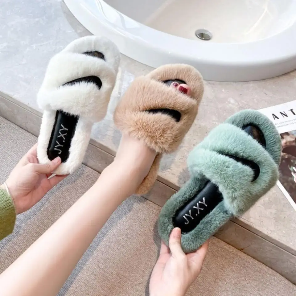 2020 Wholesale Cheap Fashion Warm Faux Fur Pink Fluffy Winter Plush Fuzzy Indoor Home Slippers for Women
2020 Wholesale Cheap Fashion Warm Faux Fur Pink Fluffy Winter Plush Fuzzy Indoor Home Slippers for Women