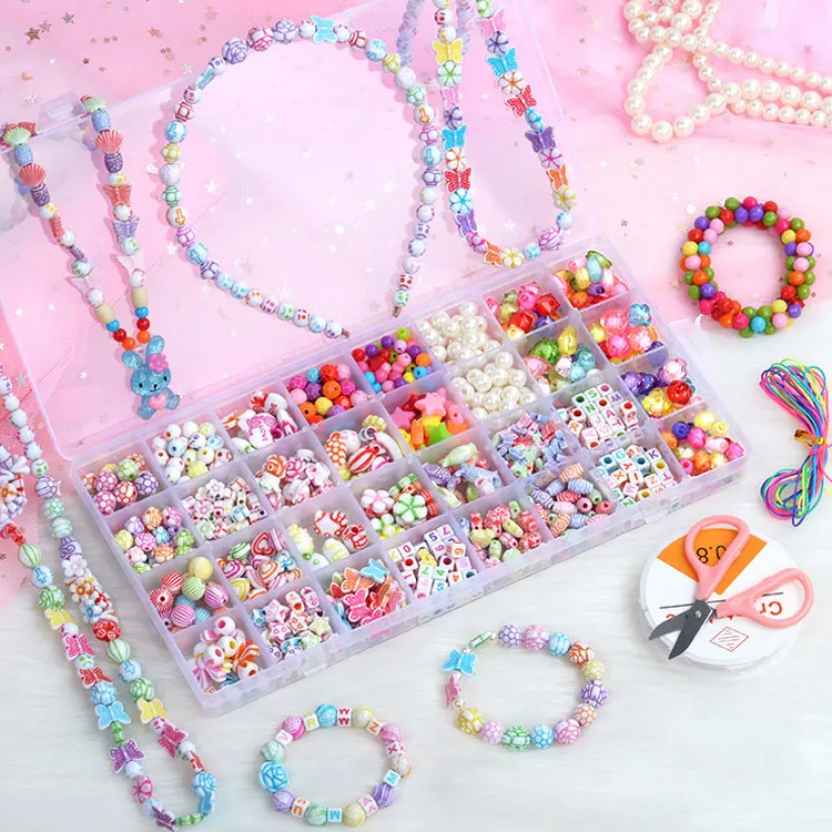 SC Wholesale Kids DIY Beaded Toys Multicolor Jewelry Making Loose Beads Kit 32 Grid Necklace Bracelet DIY Acrylic Flower Beads
SC Wholesale Kids DIY Beaded Toys Multicolor Jewelry Making Loose Beads Kit 32 Grid Necklace Bracelet DIY Acrylic Flower Beads
