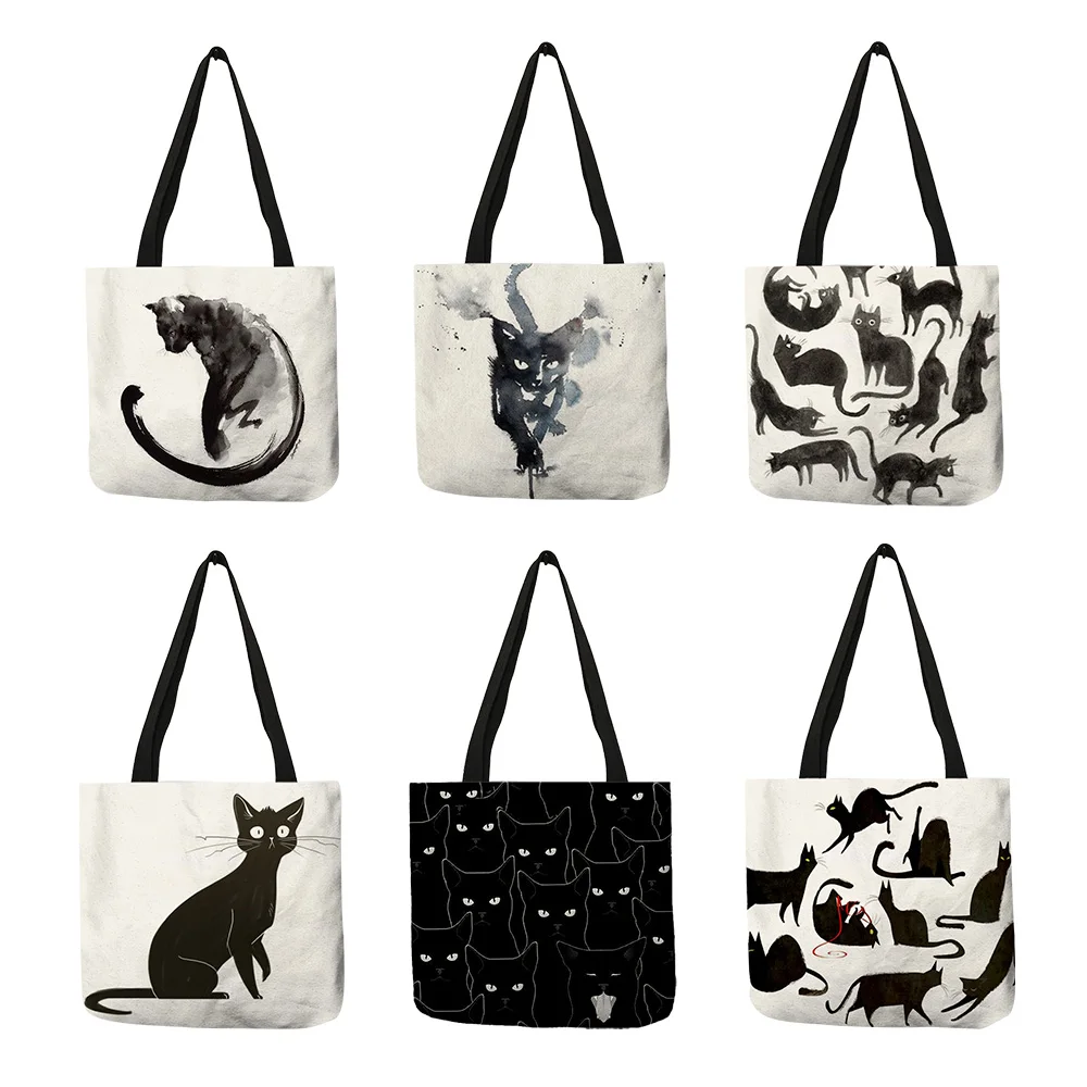 Fashionable Design Canvas Tote Bags Beach Bag Daily Shopping Handbag Cat Canvas Tote Bag With Zipper, Customized color
Fashionable Design Canvas Tote Bags Beach Bag Daily Shopping Handbag Cat Canvas Tote Bag With Zipper, Customized color