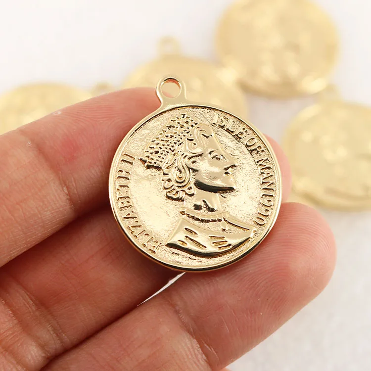 JS1489 High Quality Chic 14k Gold Plated Coin Medallion Charm Necklace Pendants 
JS1489 High Quality Chic 14k Gold Plated Coin Medallion Charm Necklace Pendants