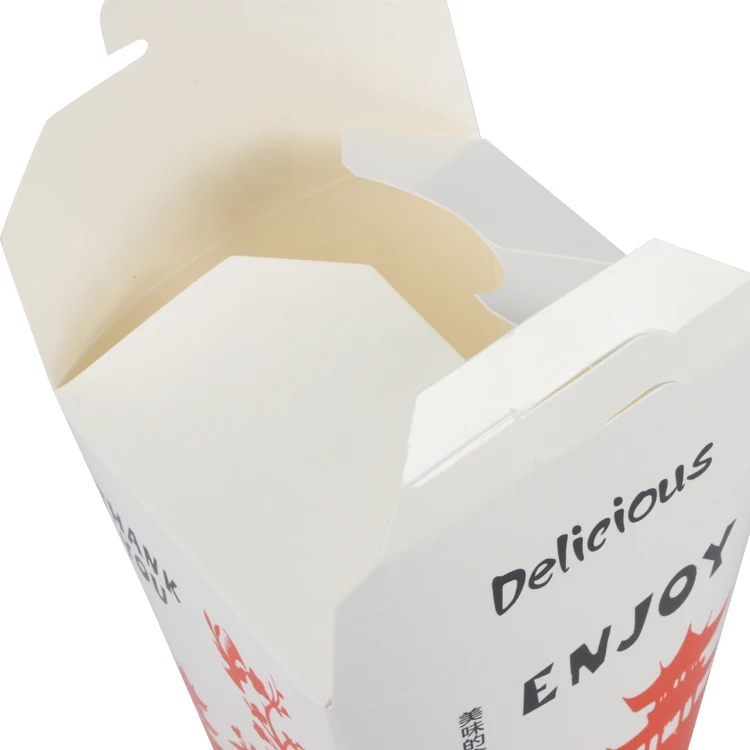 custom disposable take away paper packaging for noodle