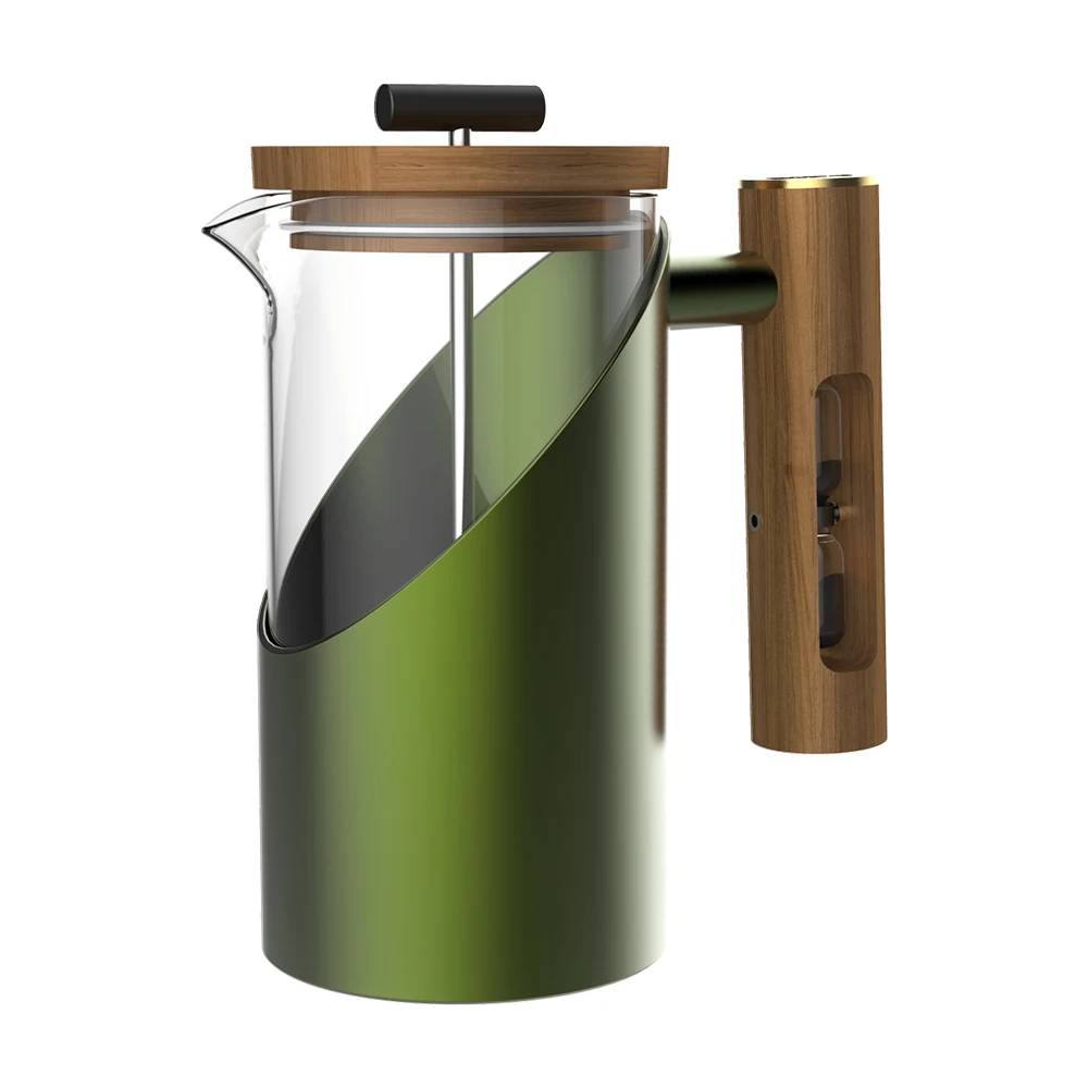 DHPO new design glass and stainless steel eco-friendly hourglass coffee pot wooden handle french press coffee maker, Black, white, gray, red, blue, green, yellow
DHPO new design glass and stainless steel eco-friendly hourglass coffee pot wooden handle french press coffee maker, Black, white, gray, red, blue, green, yellow