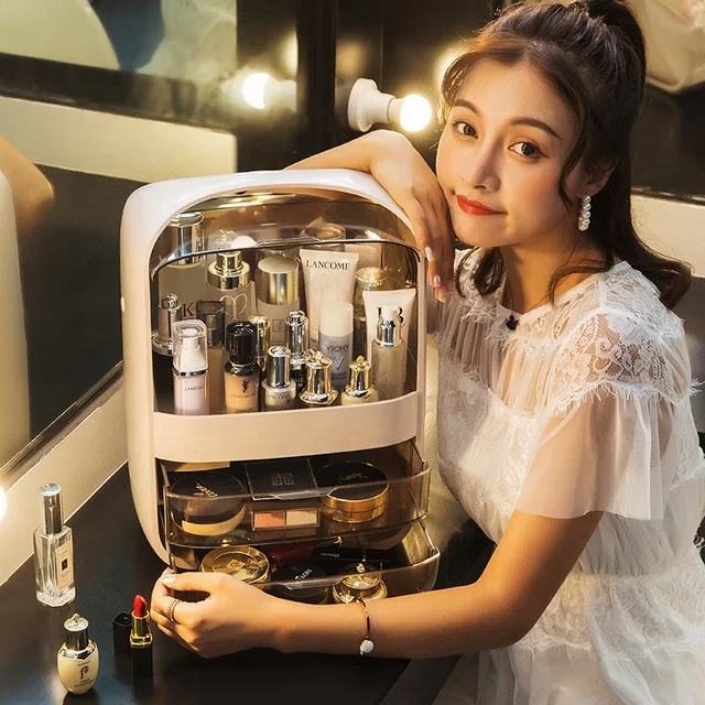 2021 New Acrylic Makeup Box Clear Anti Dust Desktop Cosmetic Storage Box, Pink, white, mint
2021 New Acrylic Makeup Box Clear Anti Dust Desktop Cosmetic Storage Box, Pink, white, mint