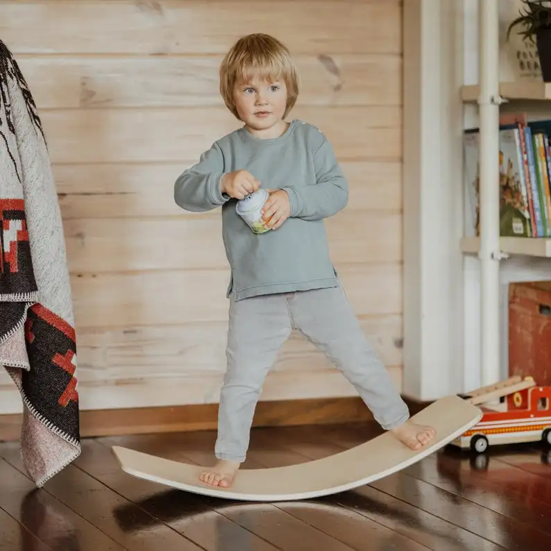 XIHA Toy For Kids With Felt Hot Sale Curvy Board Balance Board Wooden Kids Balance wood balance kids board, Natural wood or colored
XIHA Toy For Kids With Felt Hot Sale Curvy Board Balance Board Wooden Kids Balance wood balance kids board, Natural wood or colored