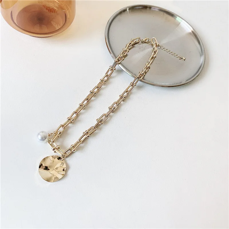 DANYUAN custom vintage Round coin pendant chain necklace female pearl personality retro wild clavicle necklace sweater chain, Picture
DANYUAN custom vintage Round coin pendant chain necklace female pearl personality retro wild clavicle necklace sweater chain, Picture