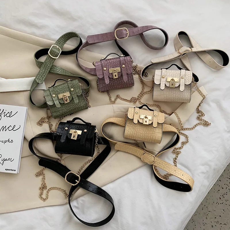 Mini Alligator Pattern Waist Bag Women Designer Lock Handbags Waist Belt Bag Square Chain Crocodile Waist Bags Purse
Mini Alligator Pattern Waist Bag Women Designer Lock Handbags Waist Belt Bag Square Chain Crocodile Waist Bags Purse
