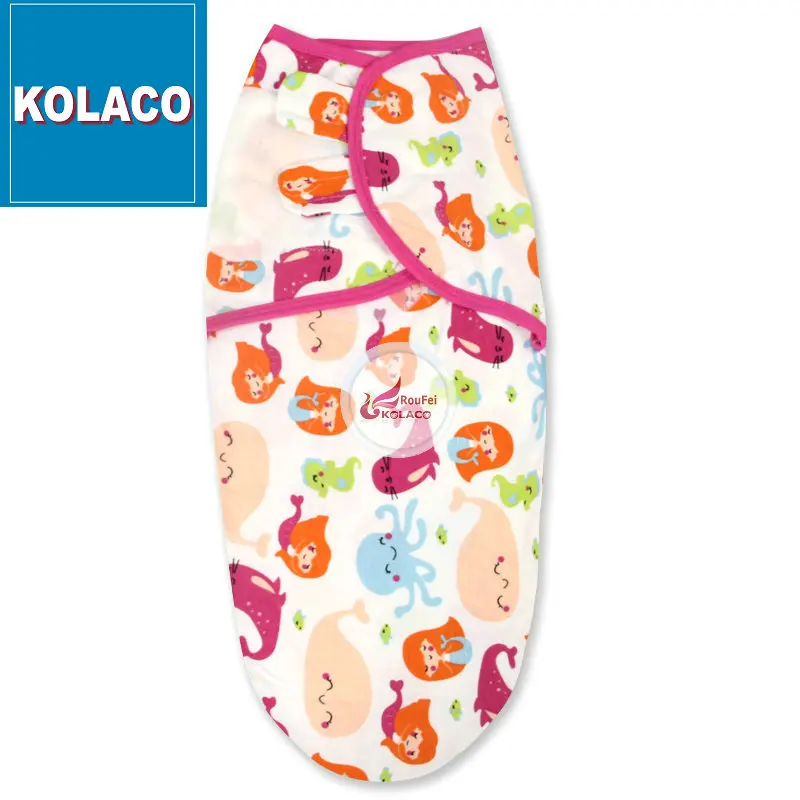 100% cotton custom Baby swaddle wrapper cheap price swaddle me