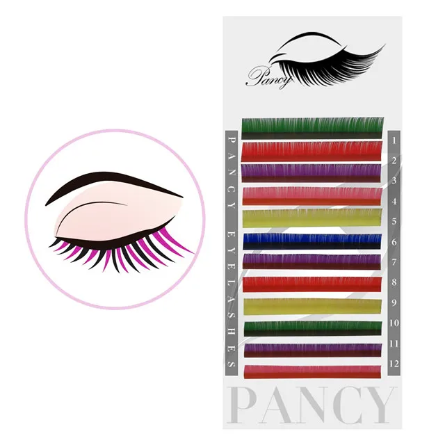 0.07 False Rainbow Eyelash Extension Volume Colored Individual Lash Fans Individual Free Tweezers Foe Makeup, Natural black
0.07 False Rainbow Eyelash Extension Volume Colored Individual Lash Fans Individual Free Tweezers Foe Makeup, Natural black