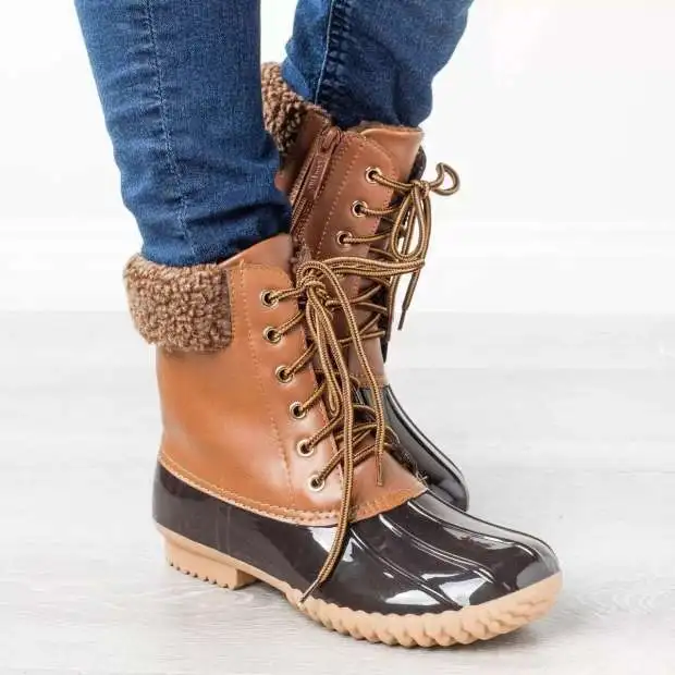 Ladies New Style Fashion Duck Rain Boot Waterproof PVC Duck Boots Snow Rain Shoes For Men Kids Women, Black brown coffee
Ladies New Style Fashion Duck Rain Boot Waterproof PVC Duck Boots Snow Rain Shoes For Men Kids Women, Black brown coffee