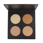 4 Color Highlight Powder Palette Professional Highlighter Private Label Makeup