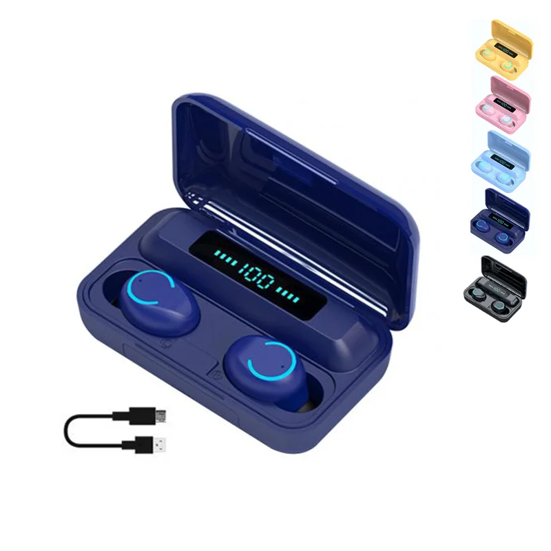 F9-5 Tws Audifonos Consumer Electronics Wireless Earphone & Headphone Blue Tooth Headset Boat Earbuds F9-9 With Power Bank
F9-5 Tws Audifonos Consumer Electronics Wireless Earphone & Headphone Blue Tooth Headset Boat Earbuds F9-9 With Power Bank