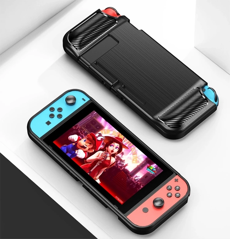 2020 New Luxury Game Accessories Anti Shock Fundas Carbon Fiber Casing Soft Silicone Protective Cover For Nintendo Switch Case, As picture shows
2020 New Luxury Game Accessories Anti Shock Fundas Carbon Fiber Casing Soft Silicone Protective Cover For Nintendo Switch Case, As picture shows