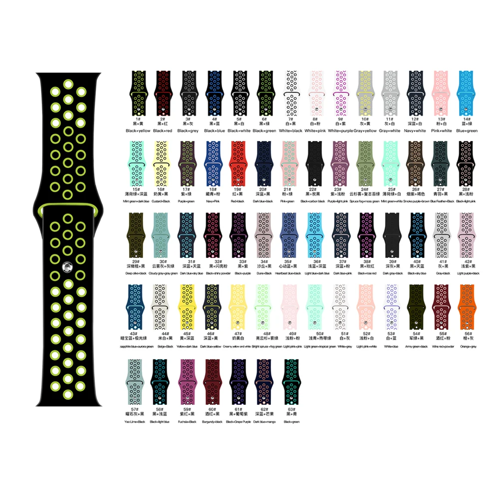 38mm 40mm 41mm 42mm 44mm 45mm Custom Womens Men Sport Silicone Smart Watch Bands Strap For Apple iWatch 7/SE/6/5/4/3/2/1
38mm 40mm 41mm 42mm 44mm 45mm Custom Womens Men Sport Silicone Smart Watch Bands Strap For Apple iWatch 7/SE/6/5/4/3/2/1
