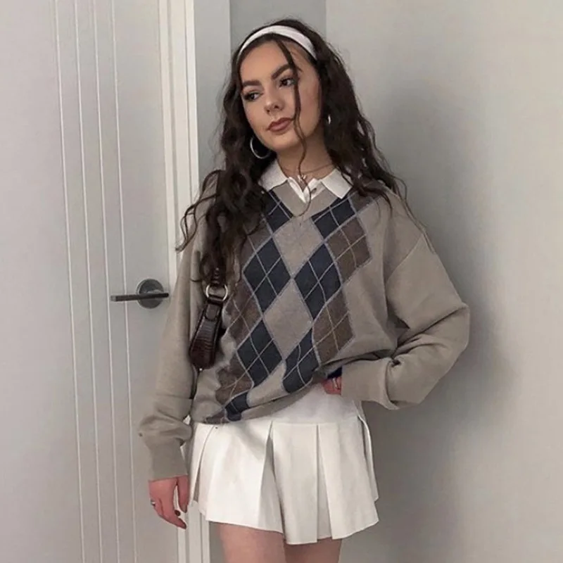 Trendy Vintage Girls Long Sleeve Pullover Winter Knitting Sweaters For Women 2020, 1colors in stock
Trendy Vintage Girls Long Sleeve Pullover Winter Knitting Sweaters For Women 2020, 1colors in stock