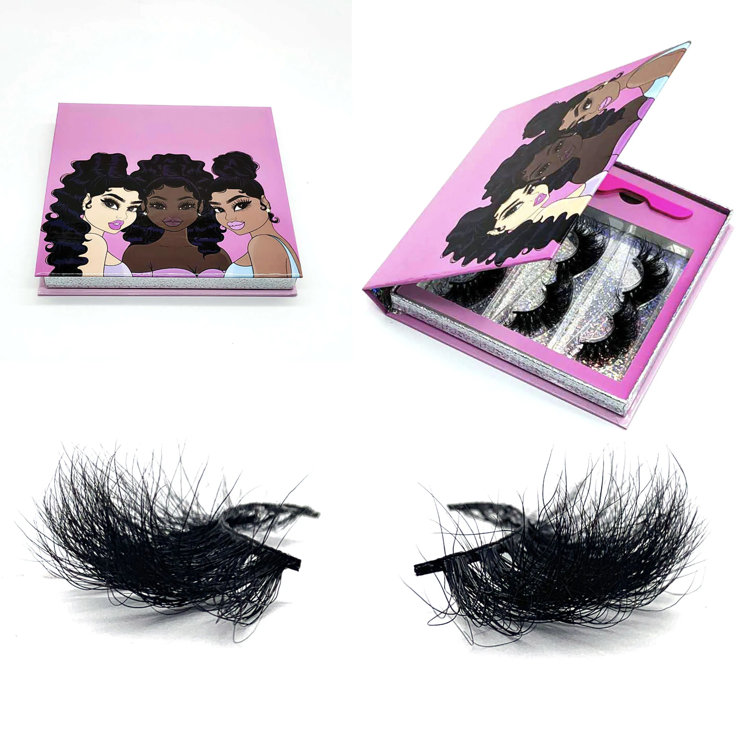 New arrival 25mm mink eyelash 8D Natural Mink Eyelashes Vendor 5D Customized Logo Fluffy Handmade Mink Lashes
New arrival 25mm mink eyelash 8D Natural Mink Eyelashes Vendor 5D Customized Logo Fluffy Handmade Mink Lashes