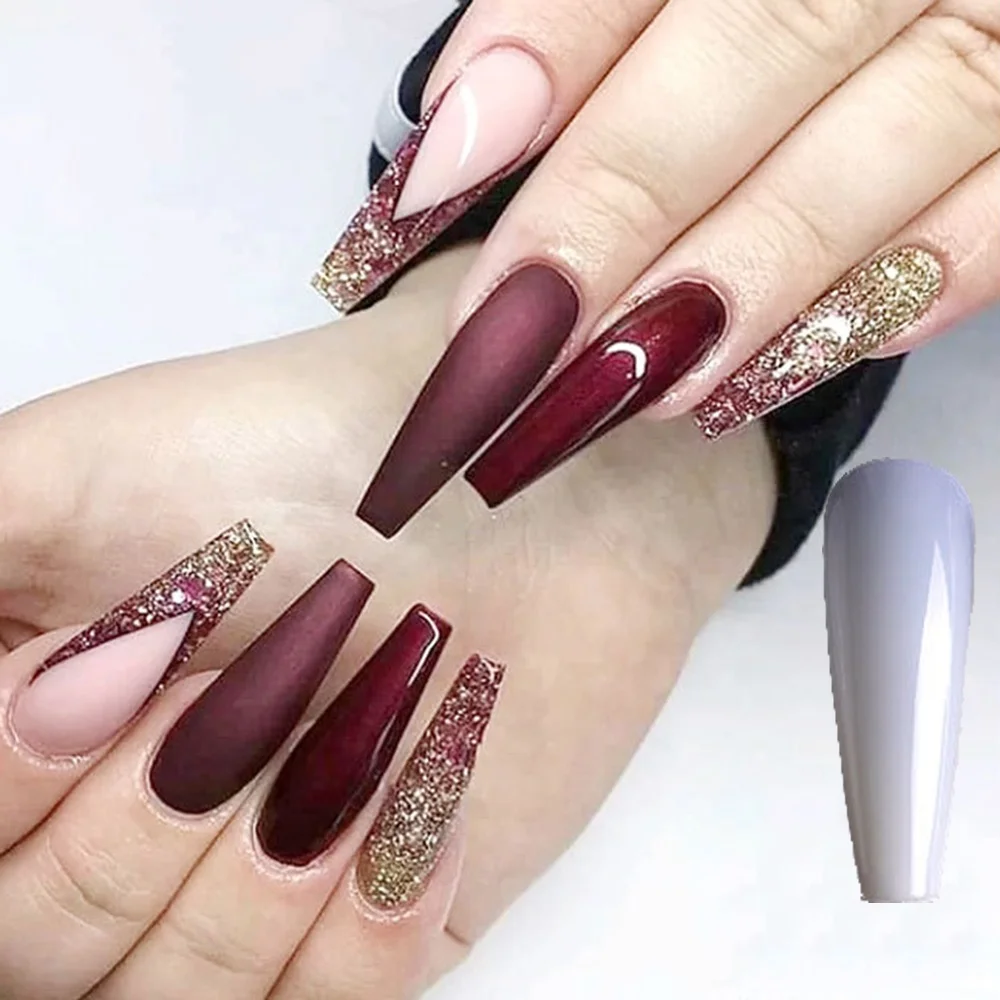 500pcs Nail Art Ballet Long False Nails Full Stick Ballet Acrylic Artificial Nails fakenail, Natural and transparent
500pcs Nail Art Ballet Long False Nails Full Stick Ballet Acrylic Artificial Nails fakenail, Natural and transparent