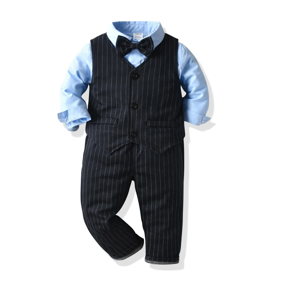 4-Piece Set Blue Formal Dresswear Child Tuxedos Outfits Small Baby Boy Party Clothes
4-Piece Set Blue Formal Dresswear Child Tuxedos Outfits Small Baby Boy Party Clothes