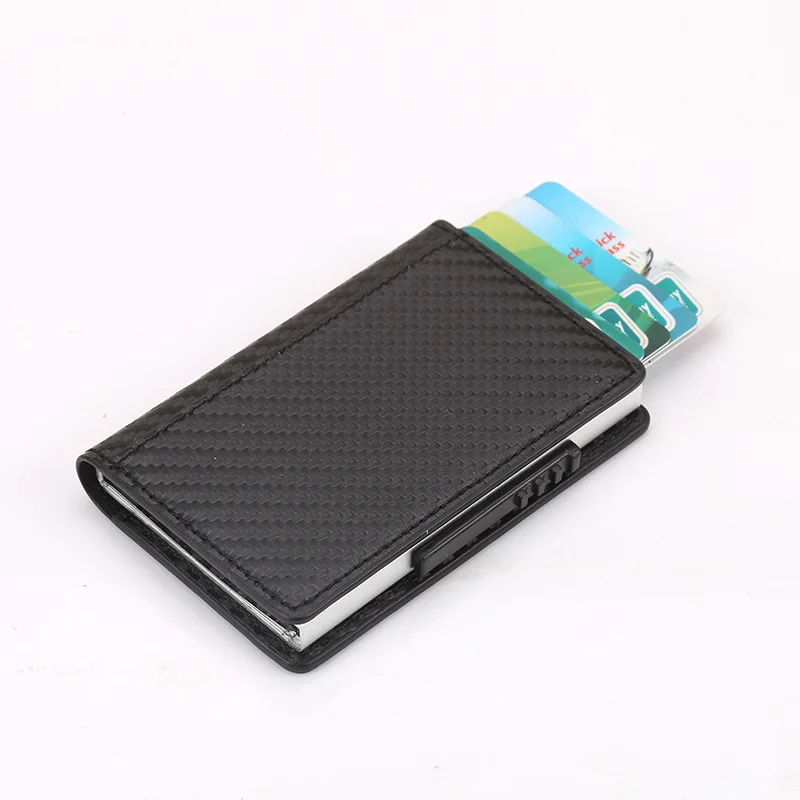 Top Grade PU Leather Credit Card Wallet with RFID Blocking Metal Card Holders, Customized
Top Grade PU Leather Credit Card Wallet with RFID Blocking Metal Card Holders, Customized