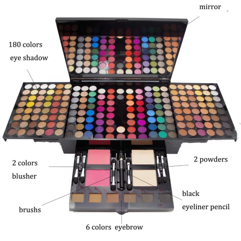 MELAO Cosmetic 180 Colors Professional Eyeshadow Palette Matte Glitter Makeup Set Eye Shadow Make Up Kit
MELAO Cosmetic 180 Colors Professional Eyeshadow Palette Matte Glitter Makeup Set Eye Shadow Make Up Kit