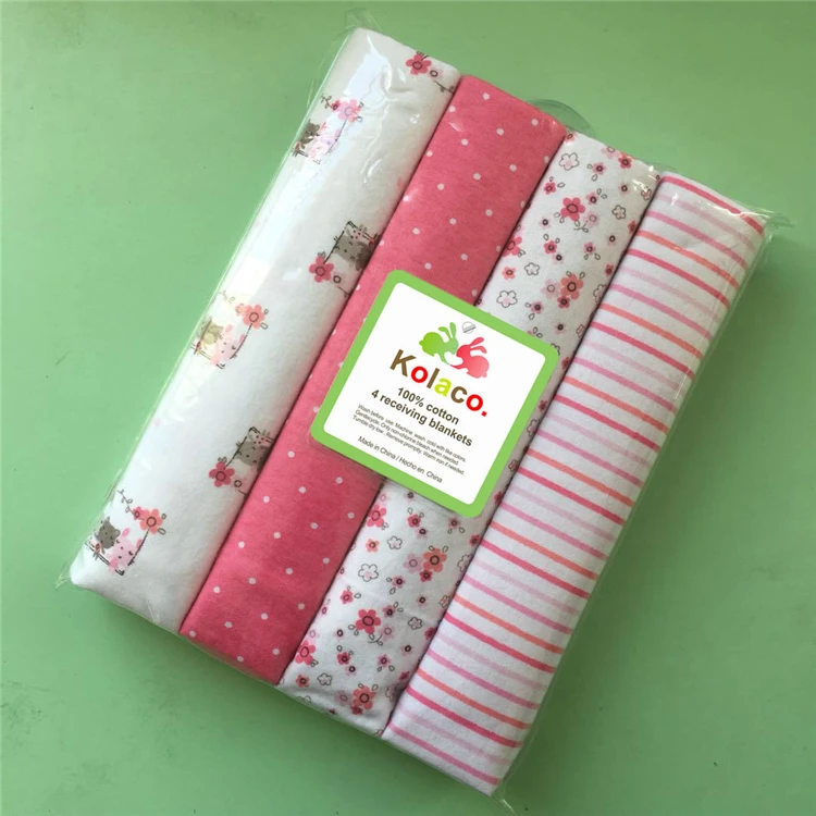 China Delivery Skin-Friendly Receiving Flannel Baby Blanket For Sale