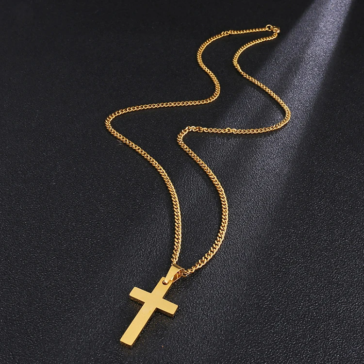 halskette Gold Silver Black Couple Pendant Male Prayer halsketting Religious JewelryJesus Cross Necklace collier homme
halskette Gold Silver Black Couple Pendant Male Prayer halsketting Religious JewelryJesus Cross Necklace collier homme