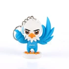 3D rubber Custom stand doll keychain for souvenir