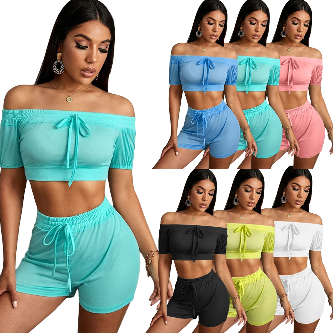 Hot Sale solid color Casual Bustier Tops with short pants Summer Two Piece Set Women sports set, White /pink/yellow/black/blue/neo green
Hot Sale solid color Casual Bustier Tops with short pants Summer Two Piece Set Women sports set, White /pink/yellow/black/blue/neo green