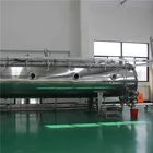 Stainless Steel PLC Control Herbal Medicine Extract Liquid / Paste Vacuum Belt Type Dryer