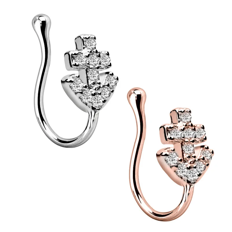 YW New Wholesale Stainless Steel Nose Septum Ring Face Clip On Non piercing Woman Face Nose Ring
YW New Wholesale Stainless Steel Nose Septum Ring Face Clip On Non piercing Woman Face Nose Ring