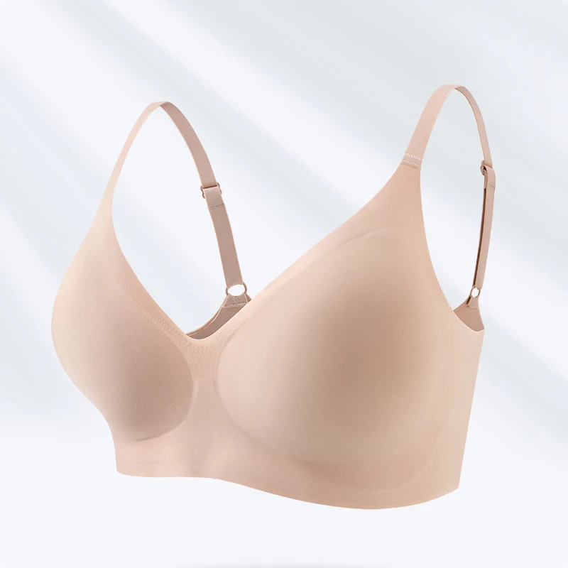 Soft intimate women underwear bh sosten ropa interior t-shirt nylon bralette top ice silk bra seamless wirefree padded bra
Soft intimate women underwear bh sosten ropa interior t-shirt nylon bralette top ice silk bra seamless wirefree padded bra