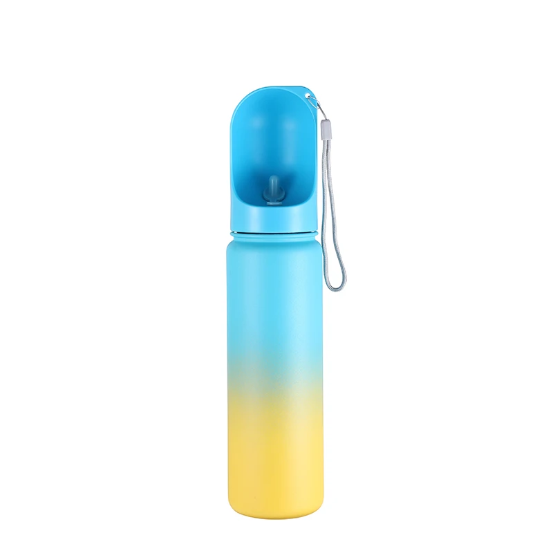 350ml Wholesale pet products Hot sale for walking portable plastic travel recycling dispenser outdoor Pet dog water bottle
350ml Wholesale pet products Hot sale for walking portable plastic travel recycling dispenser outdoor Pet dog water bottle
