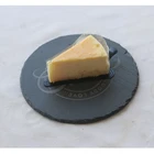 Schiefer steak plate cheese set cheese board round shape