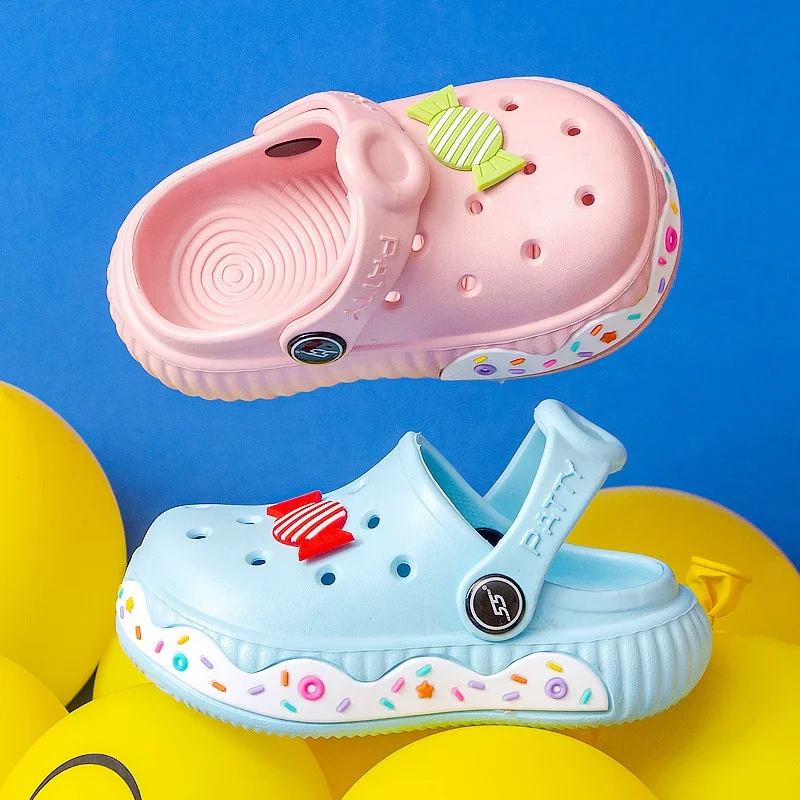 HX06 Cute Doughnuts Design Soft Non Slip Summer Slippers Sandals Flat Shoes For Kids, As picture or custom
HX06 Cute Doughnuts Design Soft Non Slip Summer Slippers Sandals Flat Shoes For Kids, As picture or custom
