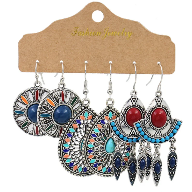 Newest Design Trendy Boho Alloy Hoop Tassel Earrings Women Earings Set Wholesale 2022
Newest Design Trendy Boho Alloy Hoop Tassel Earrings Women Earings Set Wholesale 2022