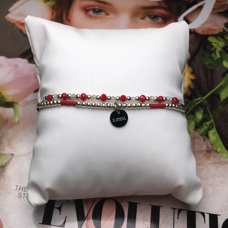 miyuki beads bracelets with steel charms stainless steel charms bracelets with color beads glass beads bracelet, Multi
miyuki beads bracelets with steel charms stainless steel charms bracelets with color beads glass beads bracelet, Multi