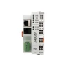 Extensible bus I/O module controlled by CANopen and Modbus fieldbus communication protocol PLC with high-speed processor