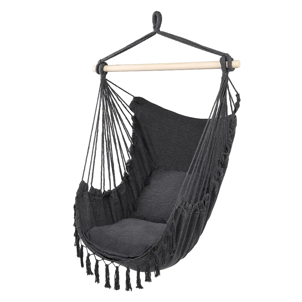 Outdoor White Bohemian Camping Hammock Fringed Macrame Double Hanging Hammock Chair, Customized
Outdoor White Bohemian Camping Hammock Fringed Macrame Double Hanging Hammock Chair, Customized