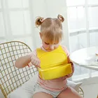 Custom Soft Silicone Baby Bib Water Resistant Food Bib For Adult