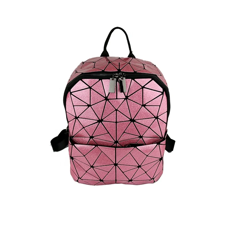 Wholesale trending glitter daypack schoolbag sparkle pouch backpacks women
