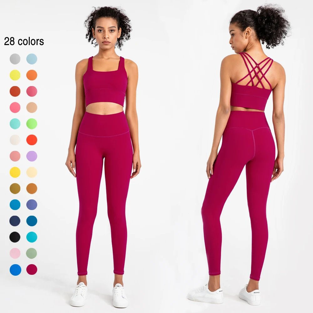 2022 High Quality Sexy 2 Piece Yoga Leggings Women Clothing Active Wear Fitness & Yoga Wear Sports Bra Gym Fitness Sets
2022 High Quality Sexy 2 Piece Yoga Leggings Women Clothing Active Wear Fitness & Yoga Wear Sports Bra Gym Fitness Sets