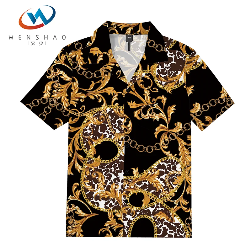 Wholesale Custom Polyester Breathable Paisley Floral Chain Printed Shirt For Men, Custom color
Wholesale Custom Polyester Breathable Paisley Floral Chain Printed Shirt For Men, Custom color