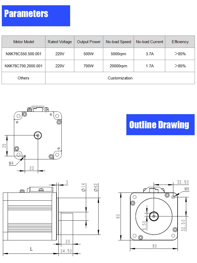 High Speed Rpm Brushless Dc Motor For Waste Processor Buy