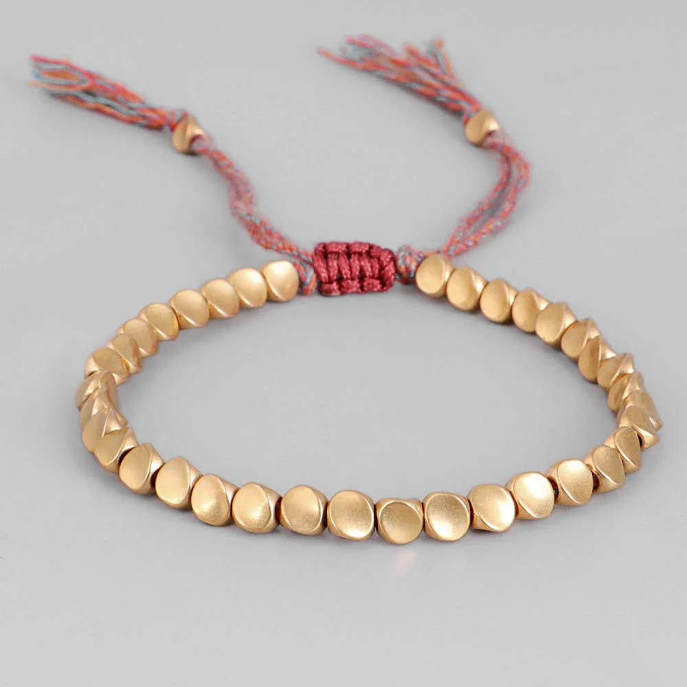 2021 Unique Jewelry Gift Handmade Tibetan Buddhism Copper Bead Lucky Rope Bracelet Women Adjustable Yoga Tassel Bracelet
2021 Unique Jewelry Gift Handmade Tibetan Buddhism Copper Bead Lucky Rope Bracelet Women Adjustable Yoga Tassel Bracelet