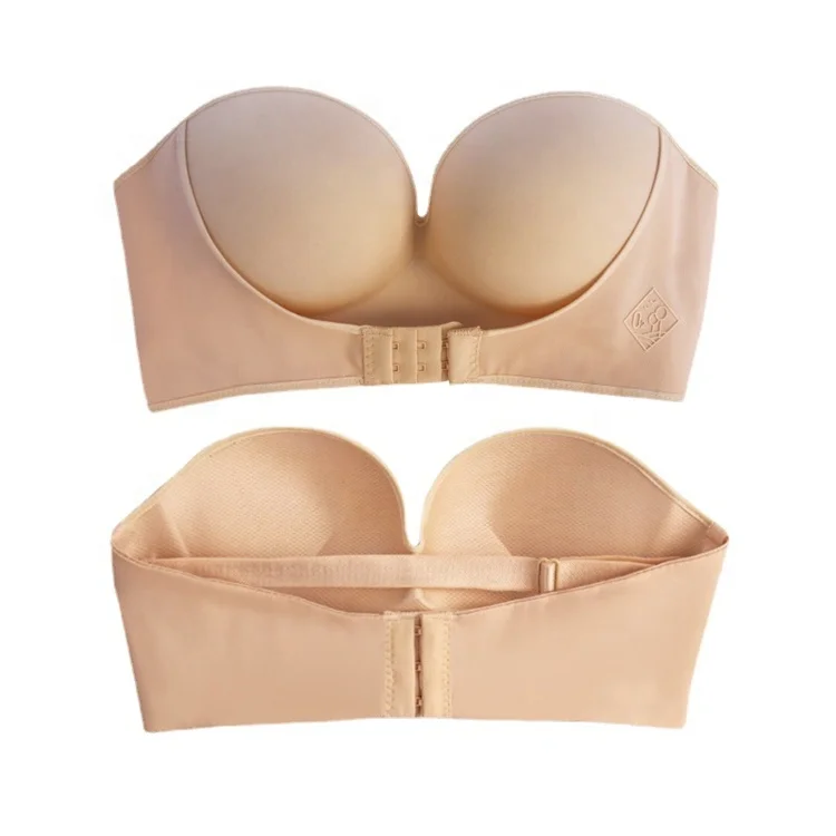 Drop Shipping Ladies Seamless Invisible Front Buckle Bras Push Up Strapless Backless Bra
Drop Shipping Ladies Seamless Invisible Front Buckle Bras Push Up Strapless Backless Bra