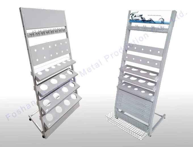 Sanitary Ware Drain Tool Display Shelving Floor Exhibition Water Tap Stand