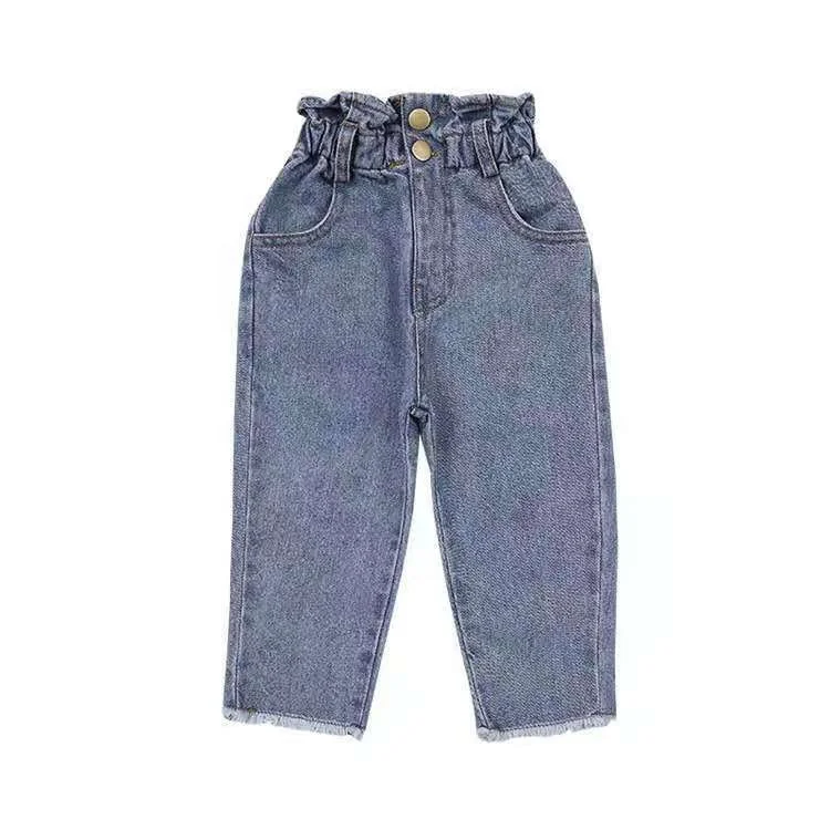 2021 Spring Girls' Wear Korean Children's High Waist Denim pants Casual Pants Bud jeans
2021 Spring Girls' Wear Korean Children's High Waist Denim pants Casual Pants Bud jeans