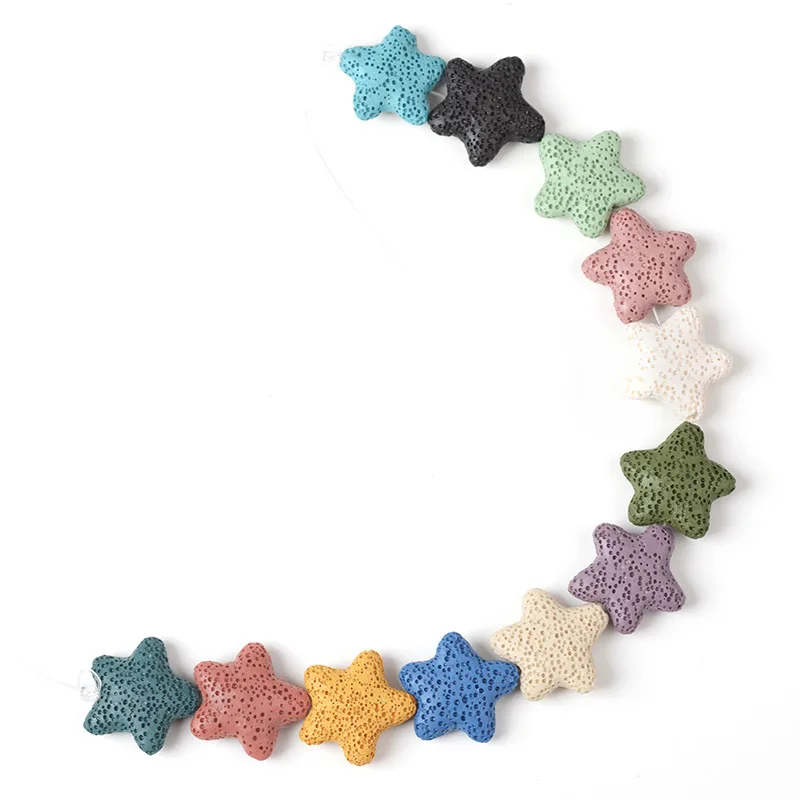 20mm,23mm,40mm Essential Oil Wholesale Natural Mixed Color Star Shape Lava Stone Beads Loose For Jewelry Making, 14colors for your choosings
20mm,23mm,40mm Essential Oil Wholesale Natural Mixed Color Star Shape Lava Stone Beads Loose For Jewelry Making, 14colors for your choosings