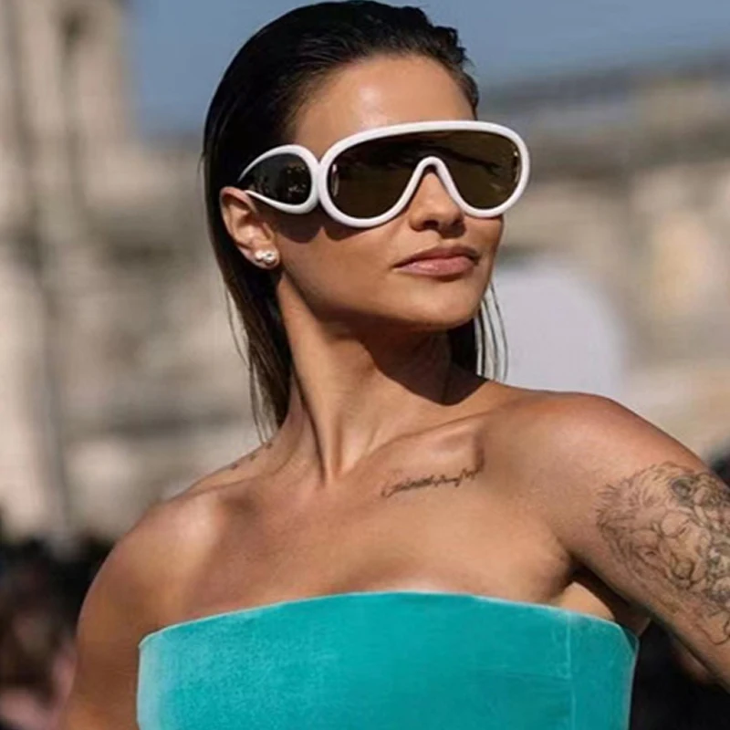 2023 Y2k Sunglasses Fashion Trendy Cute Plastic Funny Personalised Luxury Unisex Top One Piece Lens Oversized Shield Sunglasses
2023 Y2k Sunglasses Fashion Trendy Cute Plastic Funny Personalised Luxury Unisex Top One Piece Lens Oversized Shield Sunglasses